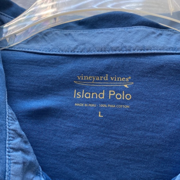 Men’s NWT Vineyard Vines Island Polo Short Sleeve Shirt Size L - Picture 3 of 8